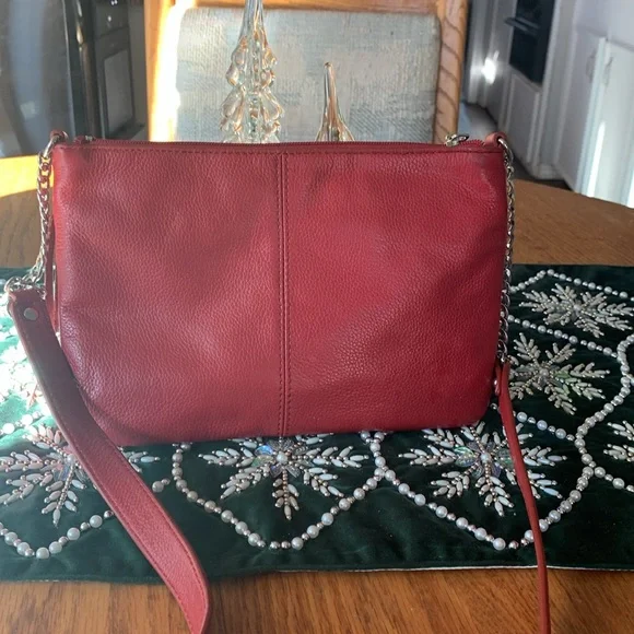 Neiman Marcus Fringe Leather Crossbody - Picture 4 of 10